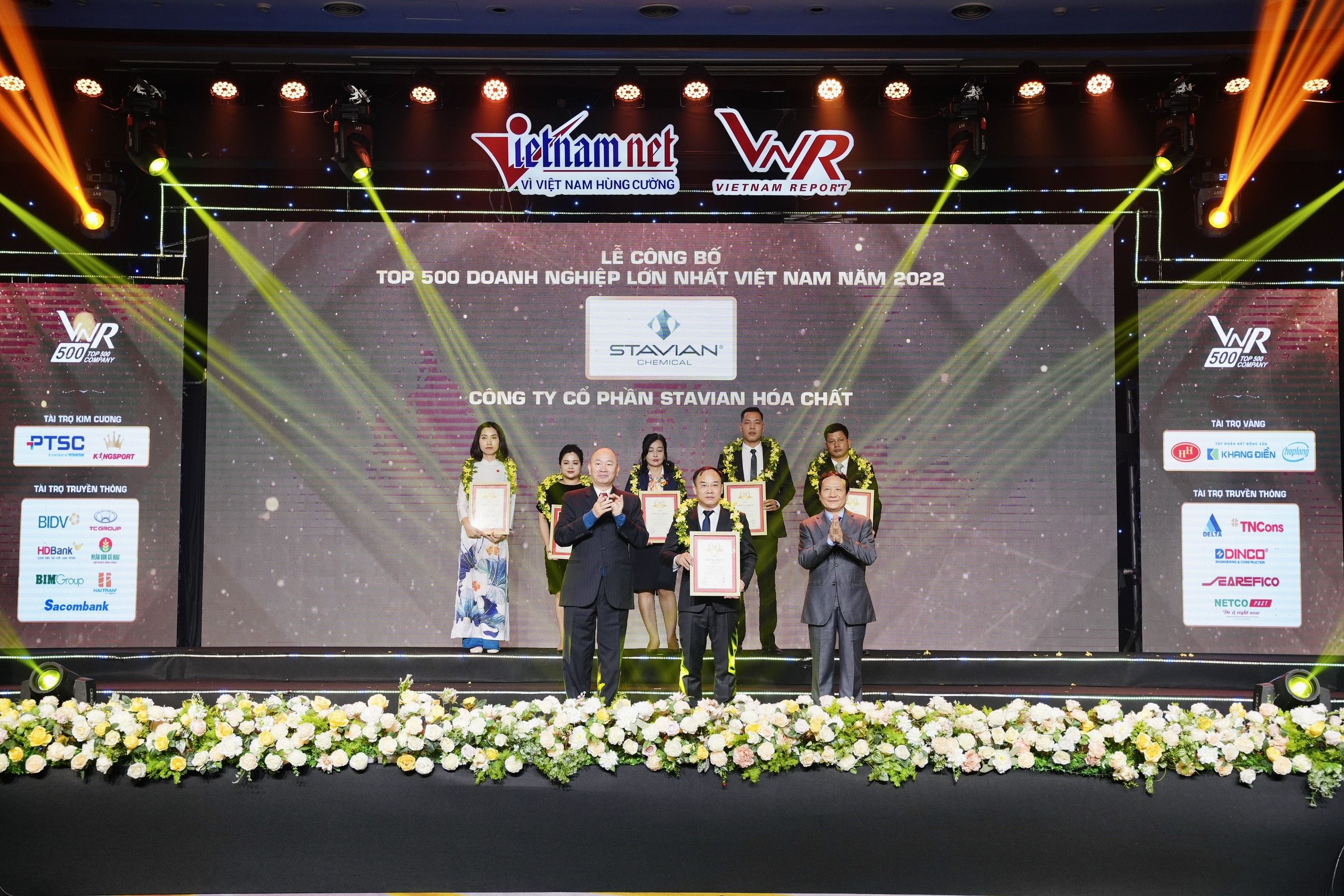 Stavian Chemical tiếp tục thăng hạng trên Bảng Xếp hạng 500 Doanh nghiệp lớn nhất Việt Nam năm 2022