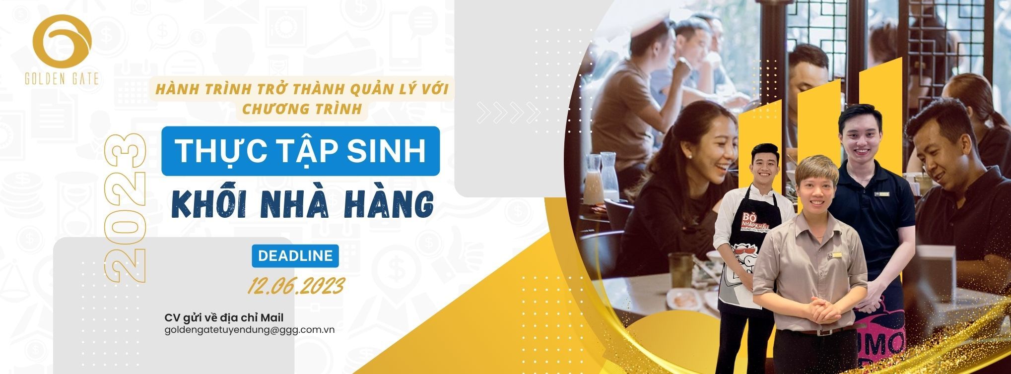 THỰC TẬP SINH - KHỐI NHÀ HÀNG