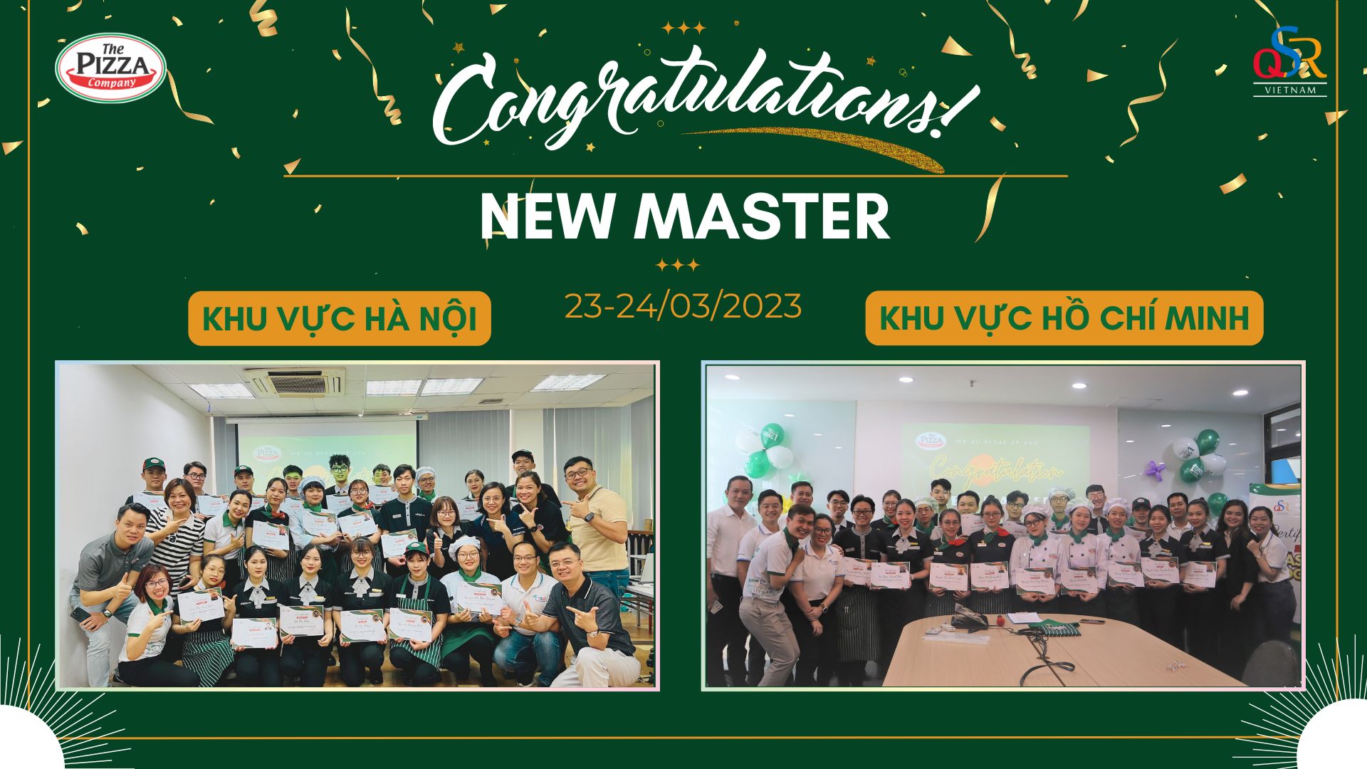 [MASTER PROGRAM] - CHƯƠNG TRÌNH NÂNG CAO CHUYÊN MÔN CHO NHÂN VIÊN CỦA THE PIZZA COMPANY