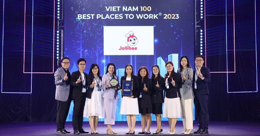 Jollibee Việt Nam Đạt Giải Thưởng Nơi Làm Việc Tốt Nhất Việt Nam 2023