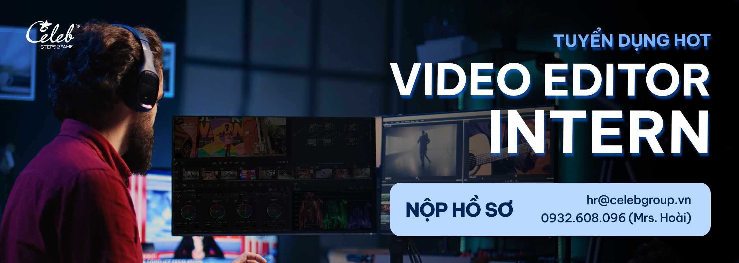Tuyển dụng vị trí Video Editor Intern - Môi trường chuyên nghiệp, có cơ hội lên nhân viên chính thức - Làm việc tại Nguyễn Trọng Tuyển, Q Tân Bình