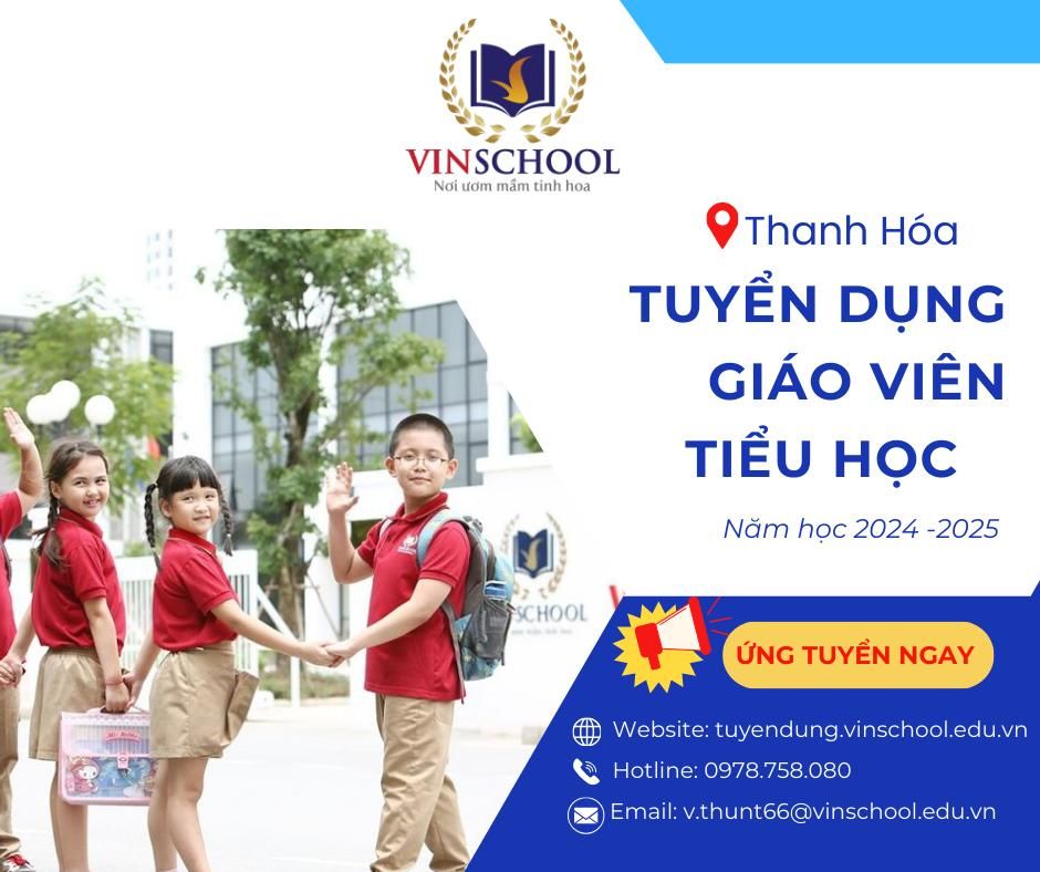 Giáo viên Tiểu học - Trường PTLC Star City (Thanh Hóa)