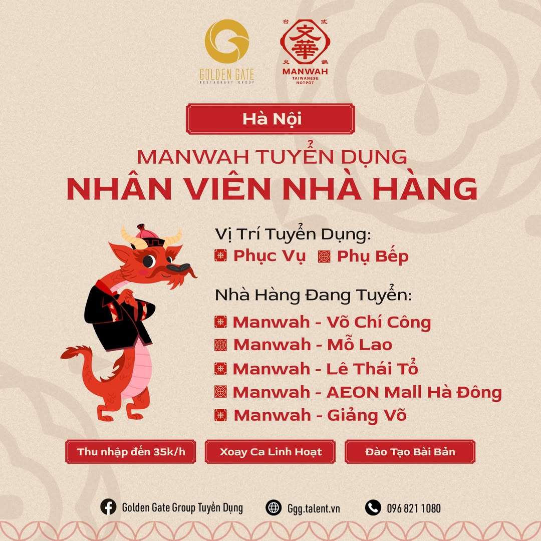 Nhân viên Nhà hàng Manwah