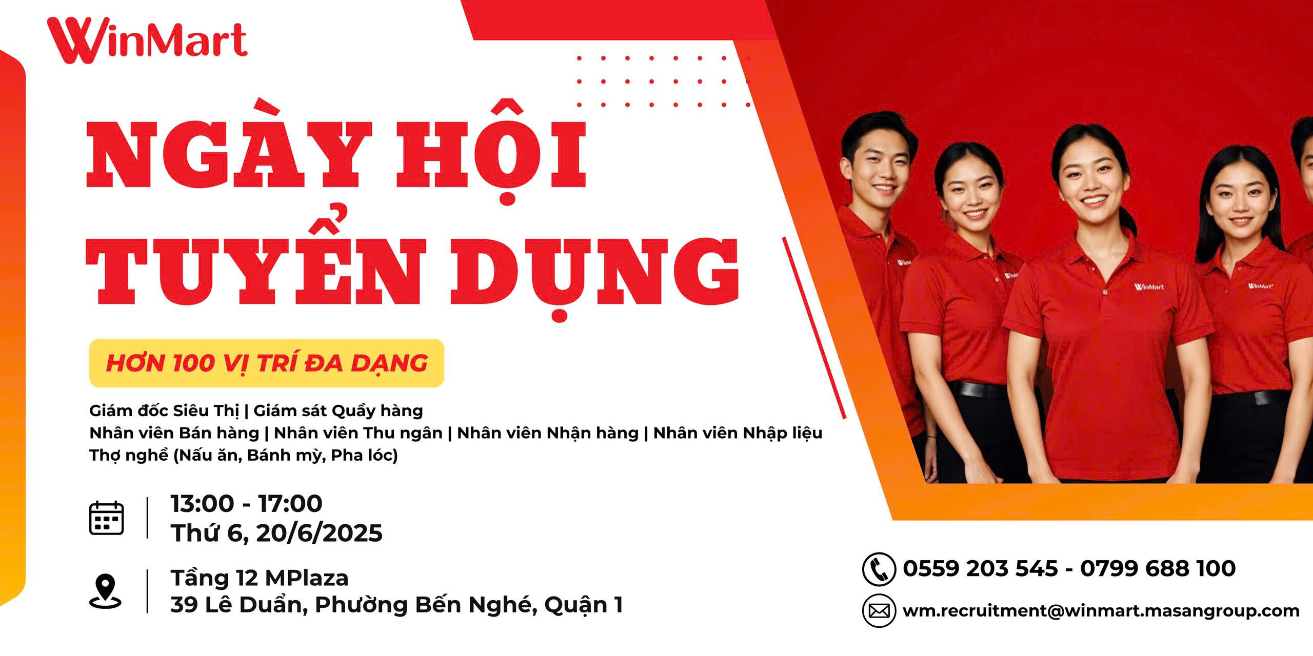 [WinMart] Tuyển dụng WinMart 3.2 khai trương T08/2025 (Quận 10 - TP HCM)