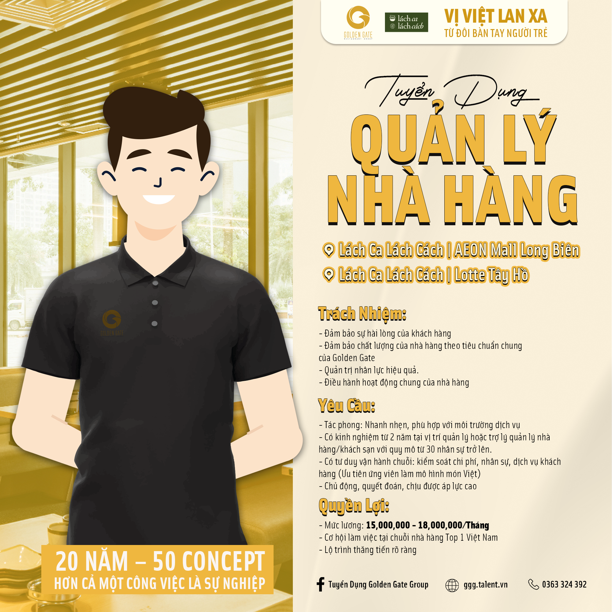 QUẢN LÝ NHÀ HÀNG