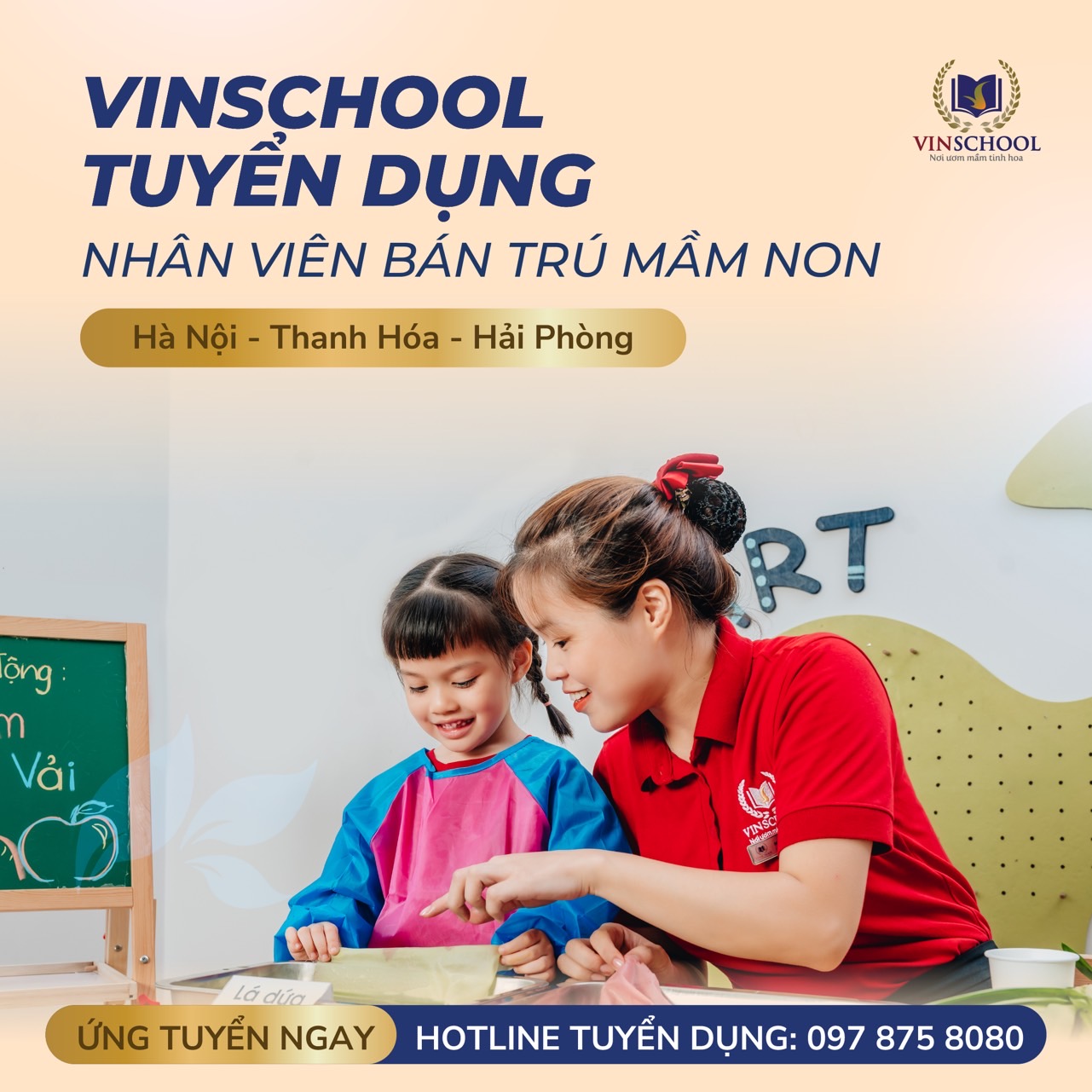 Nhân viên Bán trú Mầm non