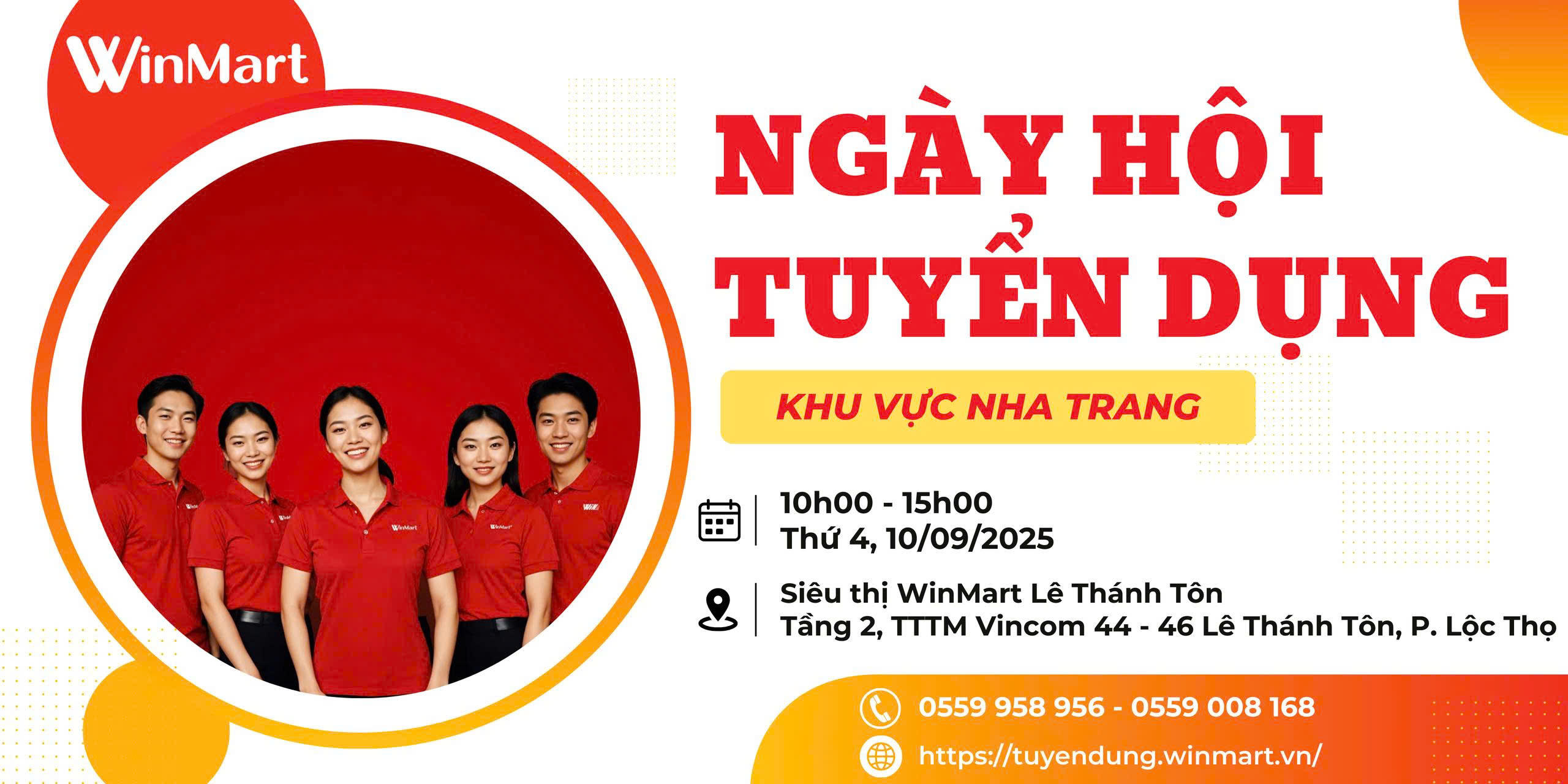 [WinMart] Tuyển dụng khu vực TP Nha Trang