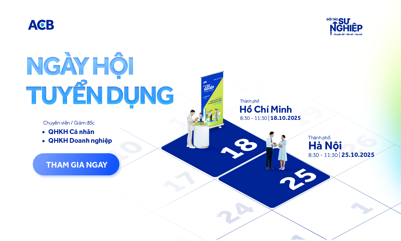 NGÀY HỘI TUYỂN DỤNG - ĐỐI TÁC SỰ NGHIỆP 2025