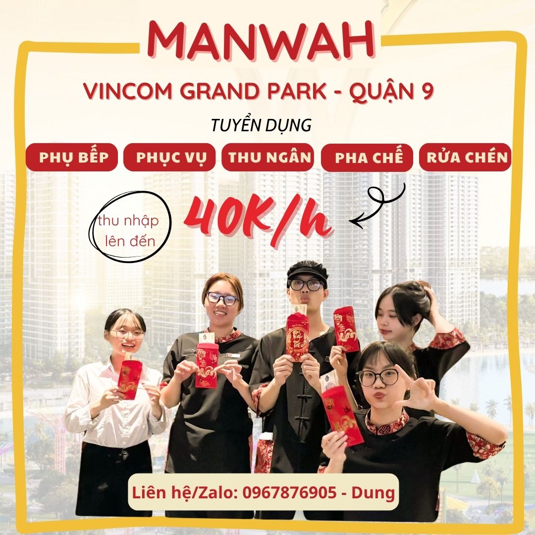 [NHÀ HÀNG MỚI] MANWAH VINCOM GRAND PARK (Q.9)