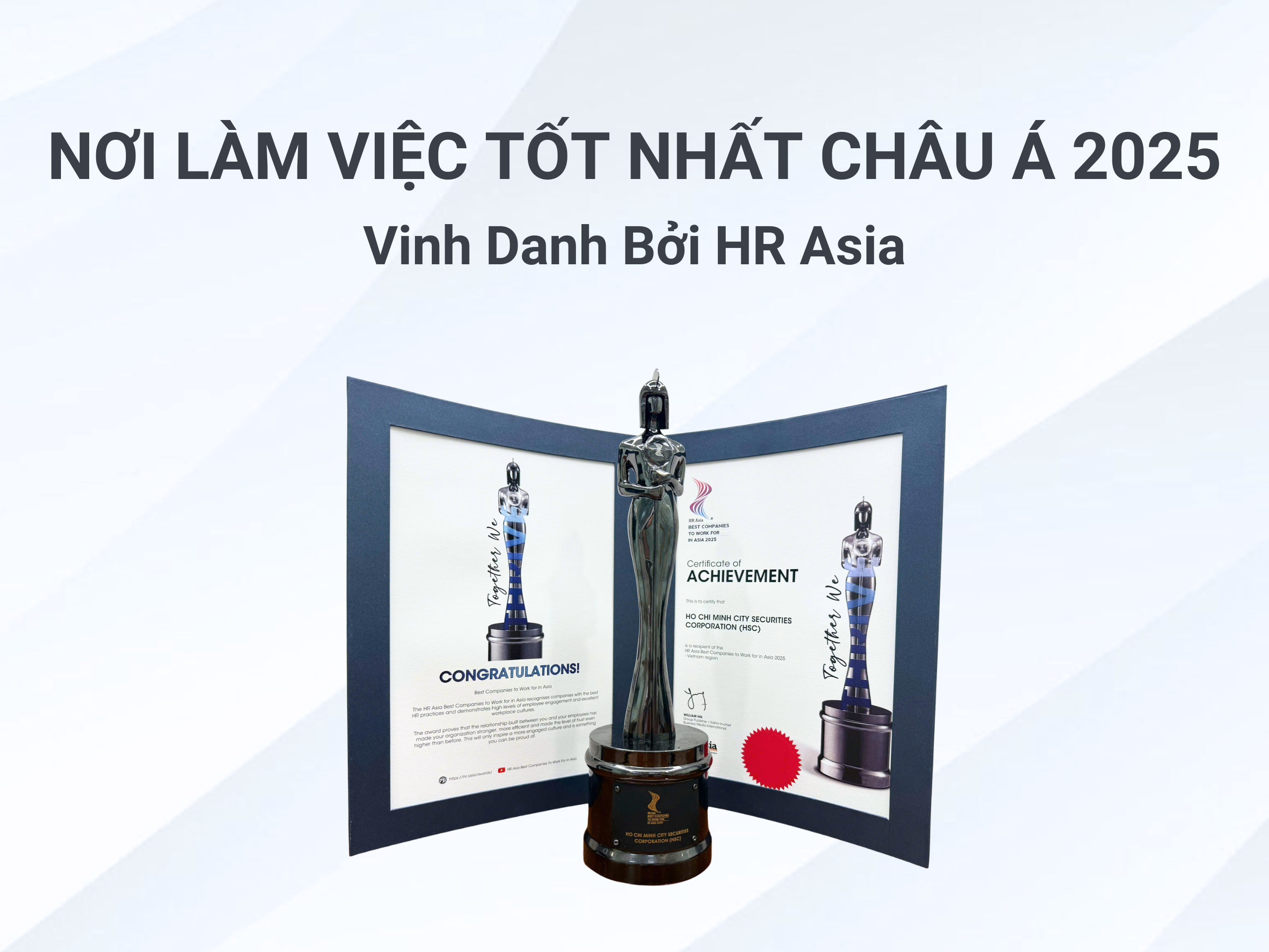 HSC – “Nơi làm việc tốt nhất châu Á 2025” – Vinh danh bởi HR Asia