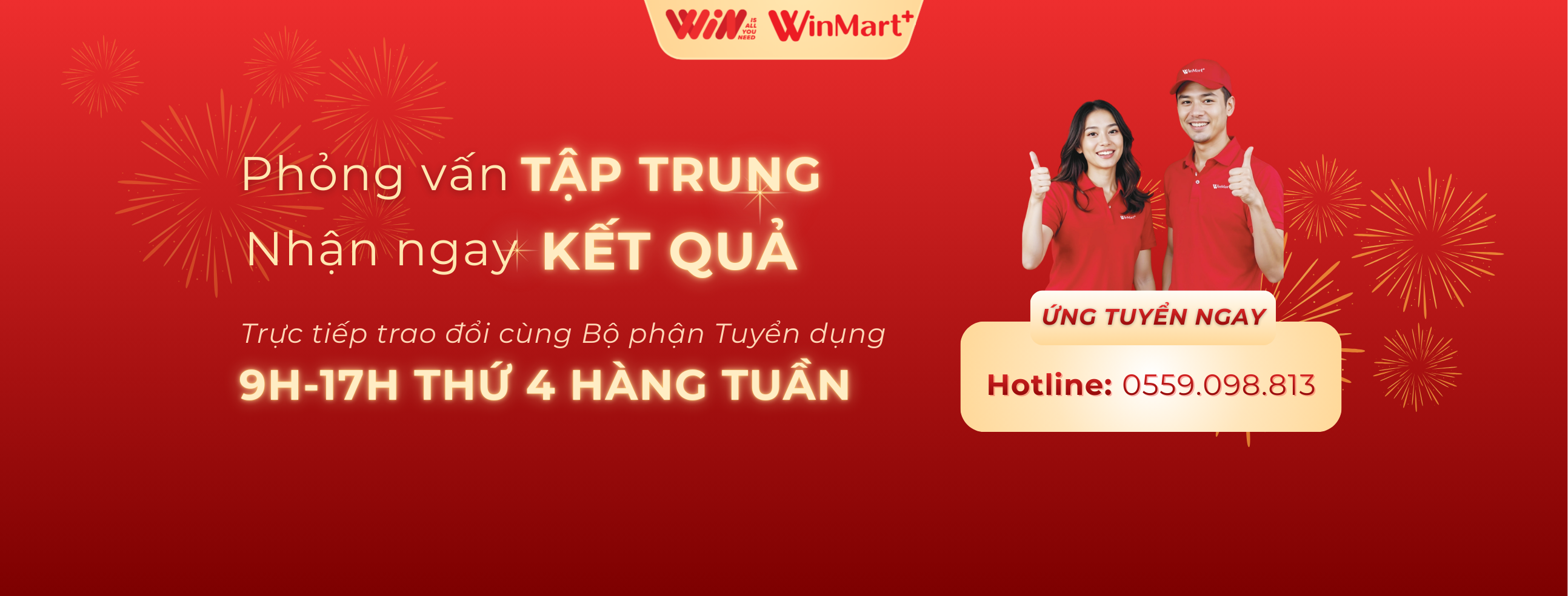 Tham gia Phỏng vấn Trực Tiếp cùng WinMart+