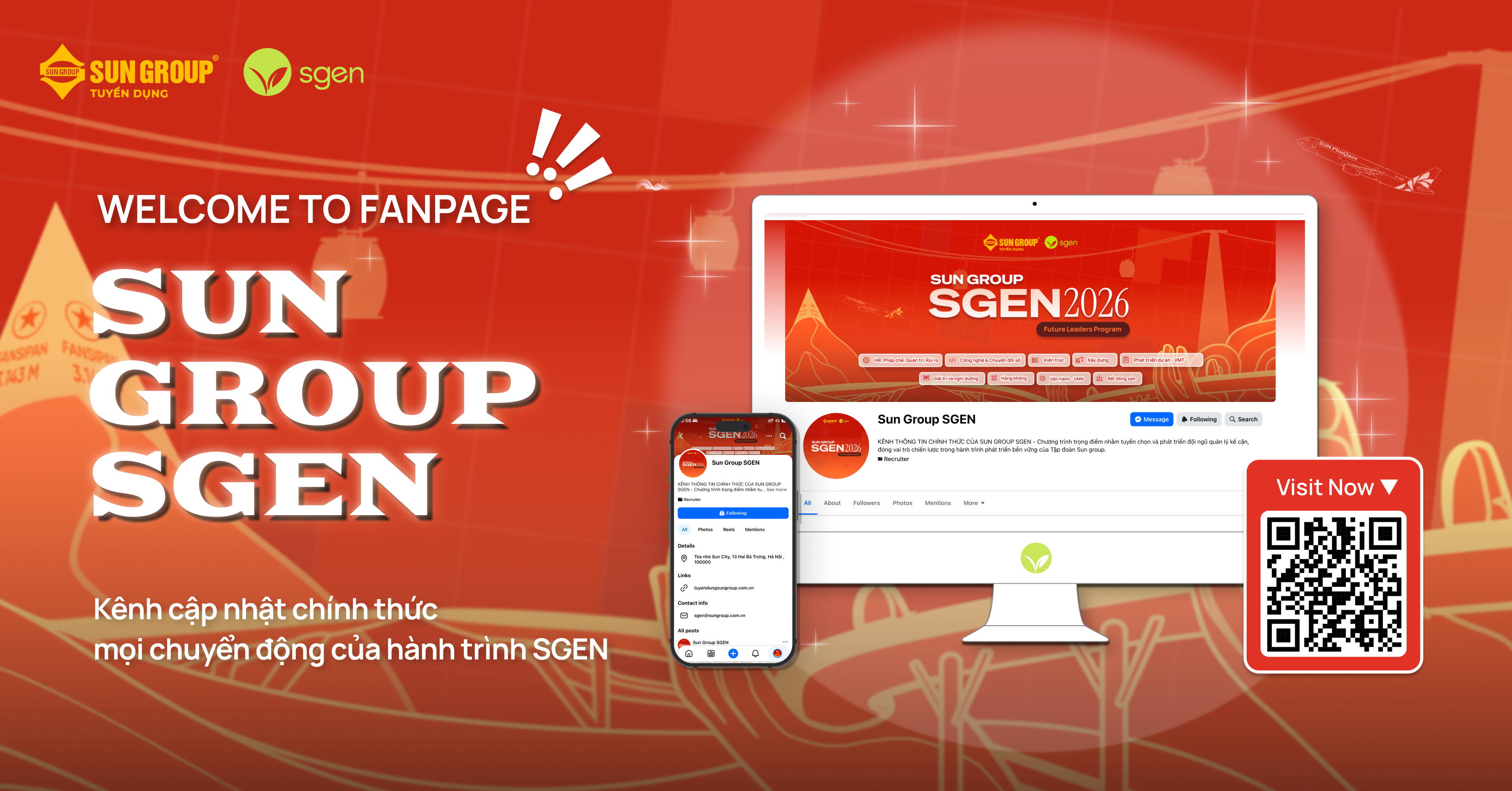 WELCOME TO FANPAGE 𝗦𝗨𝗡 𝗚𝗥𝗢𝗨𝗣 𝗦𝗚𝗘𝗡 – KÊNH CẬP NHẬT CHÍNH THỨC MỌI CHUYỂN ĐỘNG CỦA HÀNH TRÌNH SGEN 