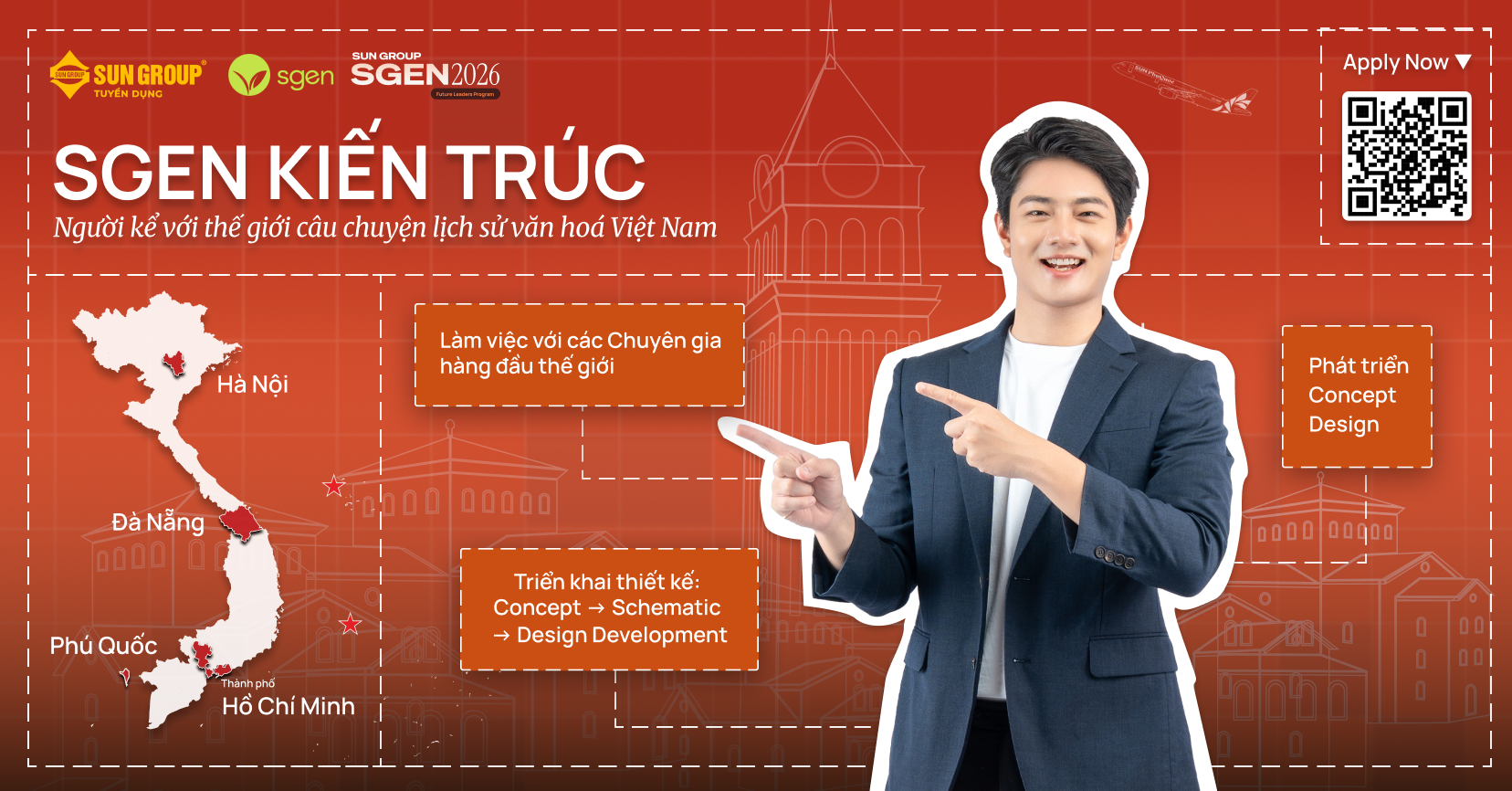 𝗦𝗨𝗡 𝗚𝗥𝗢𝗨𝗣 𝗦𝗚𝗘𝗡 𝟮𝟬𝟮𝟔 - SGEN KIẾN TRÚC - NGƯỜI KỂ VỚI THẾ GIỚI VỀ CÂU CHUYỆN LỊCH SỬ VĂN HOÁ VIỆT NAM