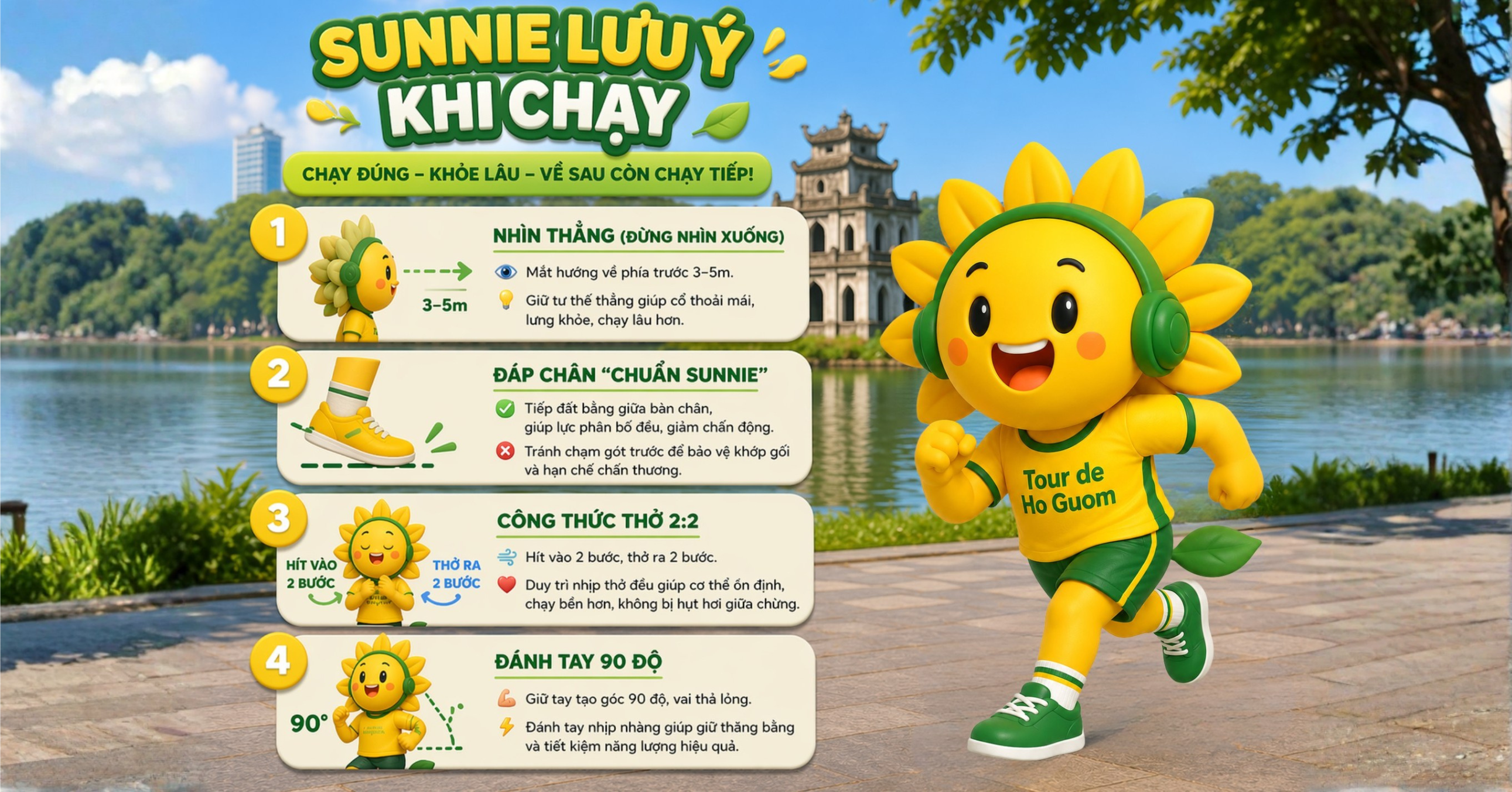 SUNNIE “SỐNG KHỎE” - HỌC CHẠY BÀI BẢN, “BẬT MOOD” RỘN RÀNG CÙNG SUNNIE!