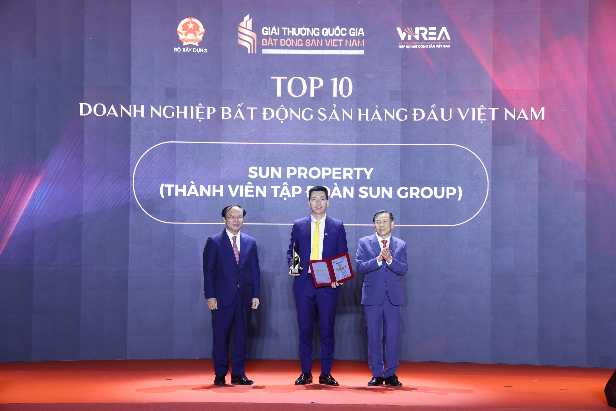 SUN PROPERTY GHI DẤU ẤN VỚI 4 GIẢI THƯỞNG QUỐC GIA BẤT ĐỘNG SẢN VIỆT NAM 2026