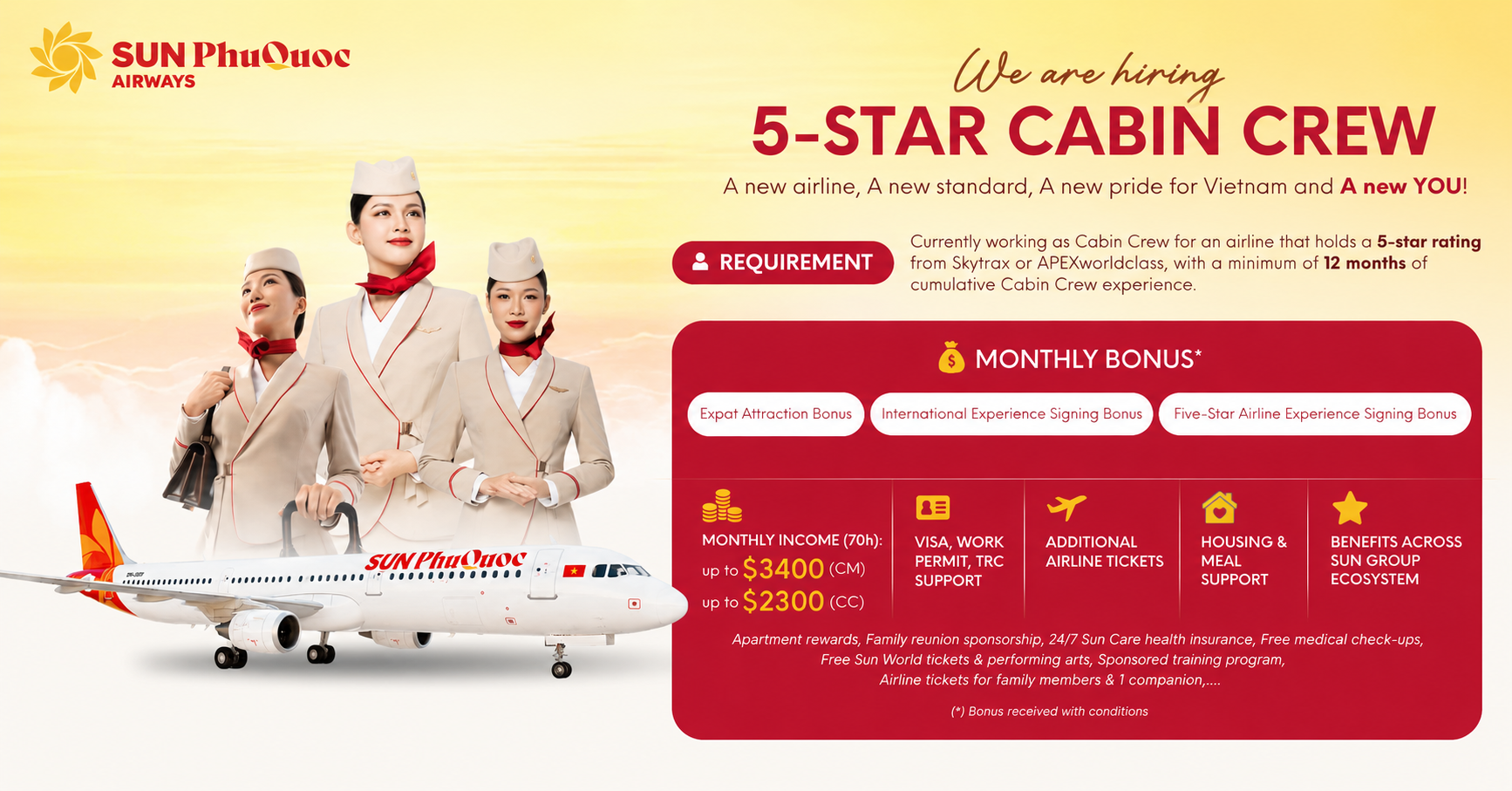 A new airline, A new standard, A new pride for Vietnam and A new YOU!
