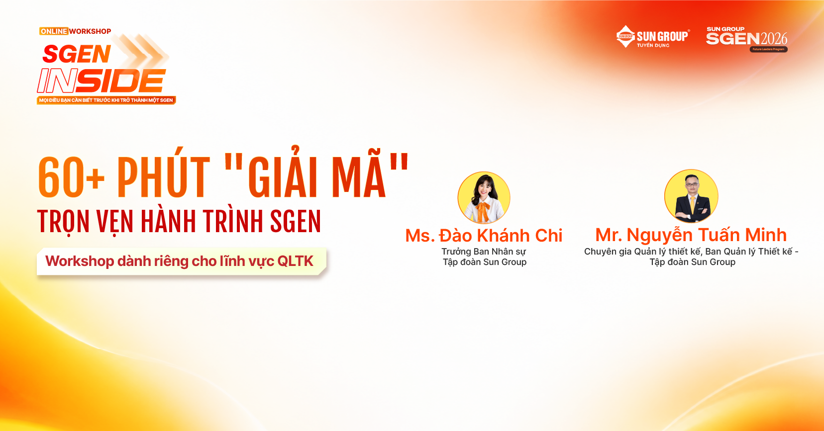 [RECAP SGEN INSIDE] 60+ PHÚT “MỞ KHÓA TẤT TẦN TẬT” HÀNH TRÌNH SGEN KIẾN TRÚC!