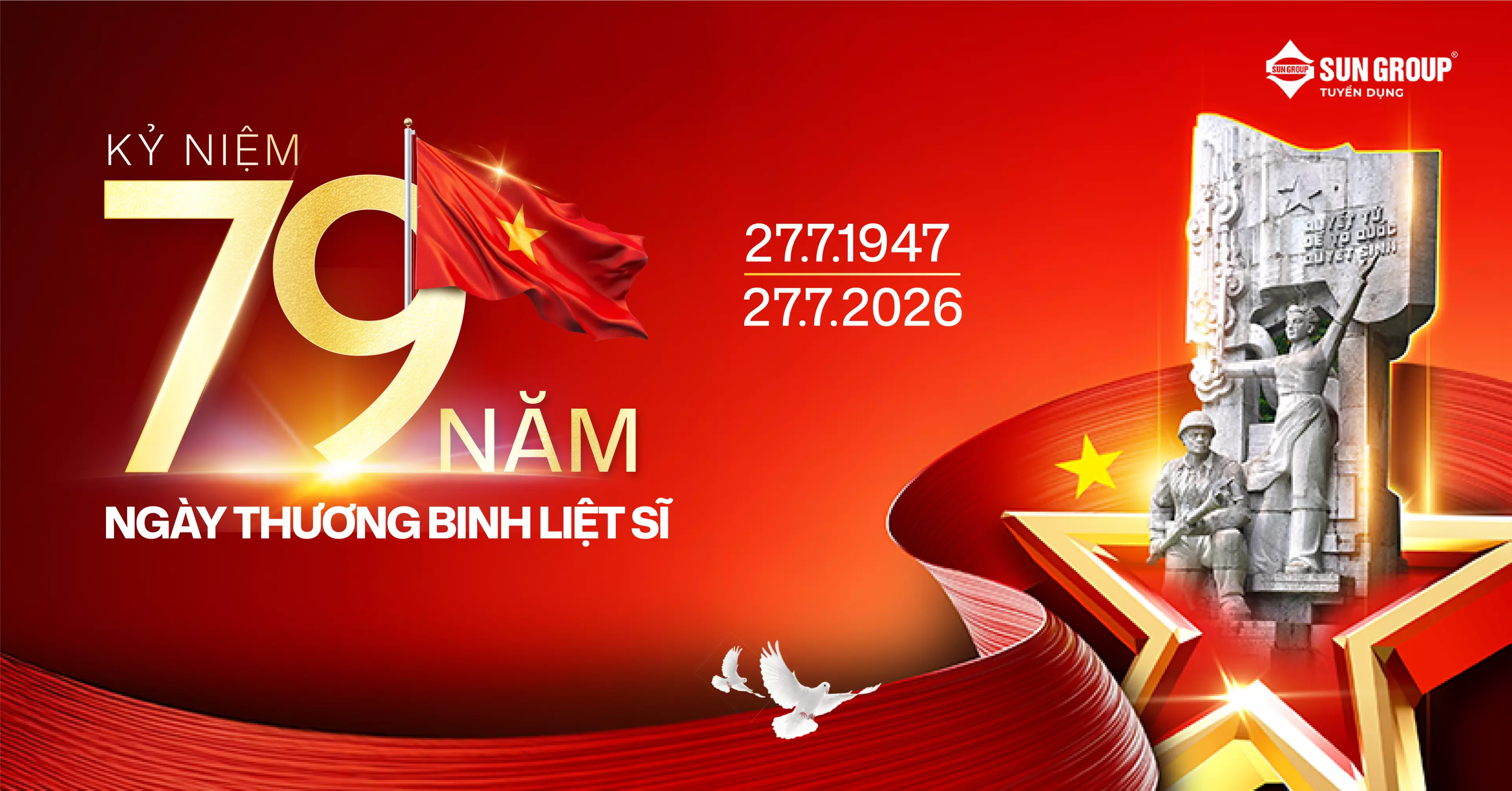 KỶ NIỆM 79 NĂM NGÀY THƯƠNG BINH, LIỆT SĨ – ĐỜI ĐỜI GHI NHỚ, UỐNG NƯỚC NHỚ NGUỒN (27/7/1947 – 27/7/2026)