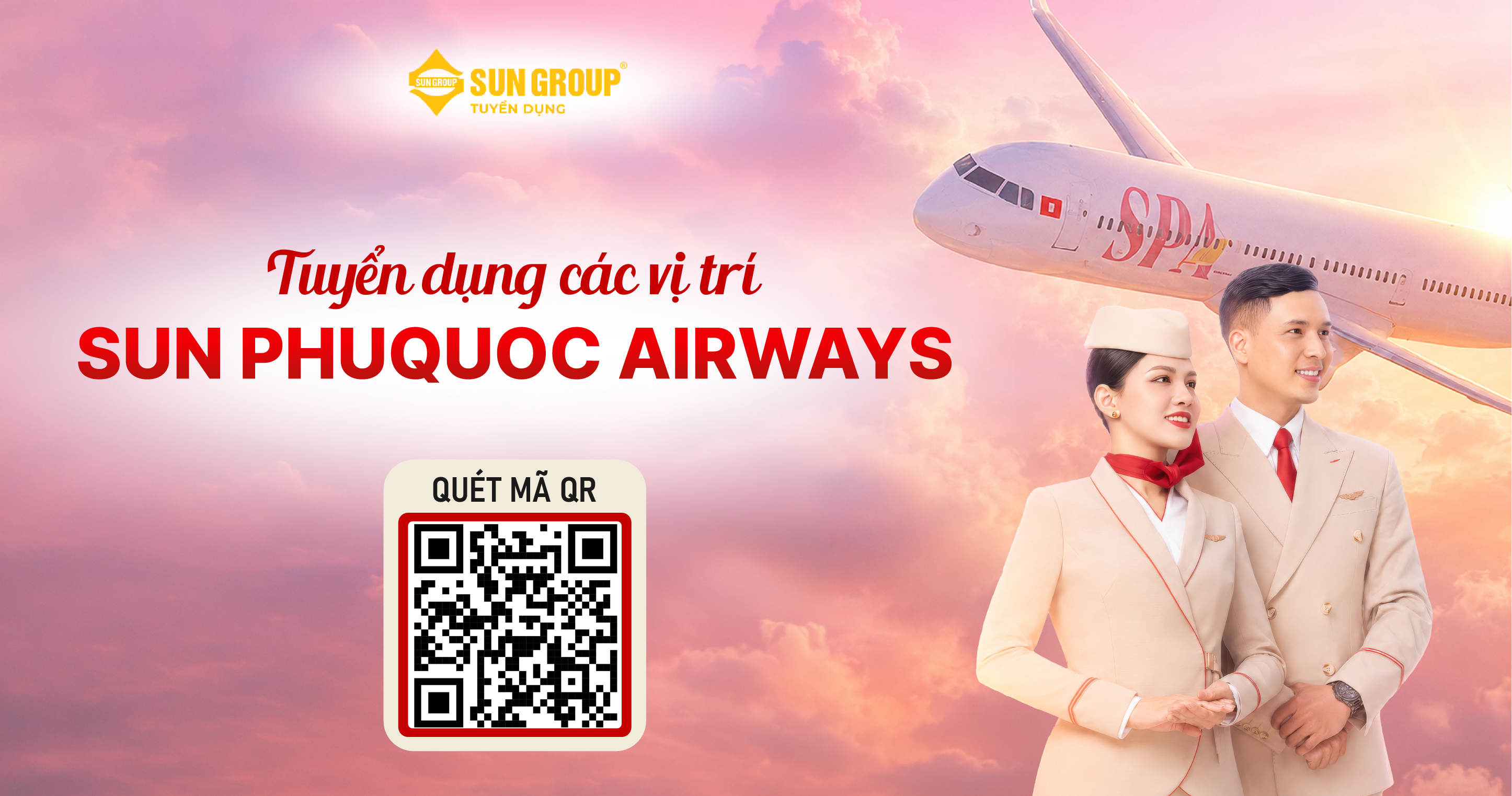 GIA NHẬP SUN PHUQUOC AIRWAYS - CHINH PHỤC BẦU TRỜI, TƯƠNG LAI CẤT CÁNH