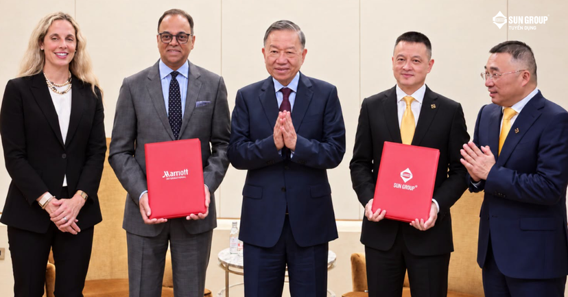 SUN GROUP VÀ MARRIOTT INTERNATIONAL TRAO VĂN KIỆN HỢP TÁC CHIẾN LƯỢC TẠI NEW YORK: NÂNG TẦM DU LỊCH MICE VÀ ĐÓN ĐẦU APEC 2027