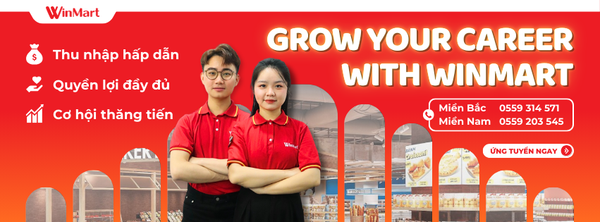 [WinMart] Tuyển dụng Nhân viên Siêu thị khu vực Phú Quốc