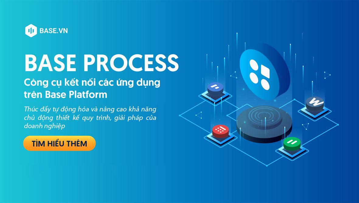 Base Process - phần mềm “quyền lực” kết nối tất cả ứng dụng trên Base Platform